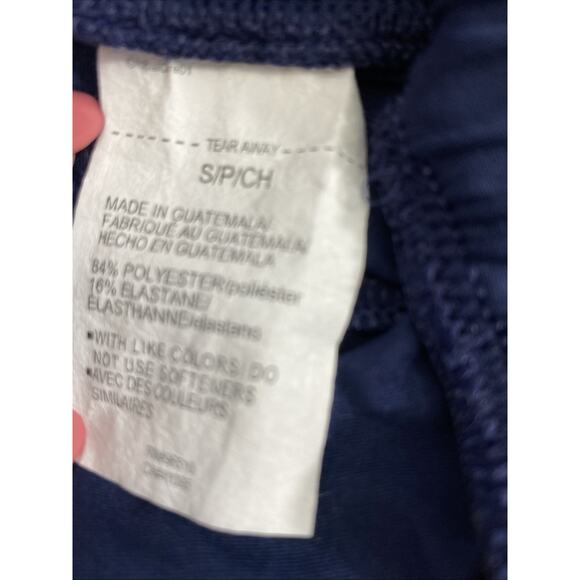 Under Armour Athletic Pants Womens Small Navy Blue Cuffed Pockets Lightweight - Picture 4 of 11